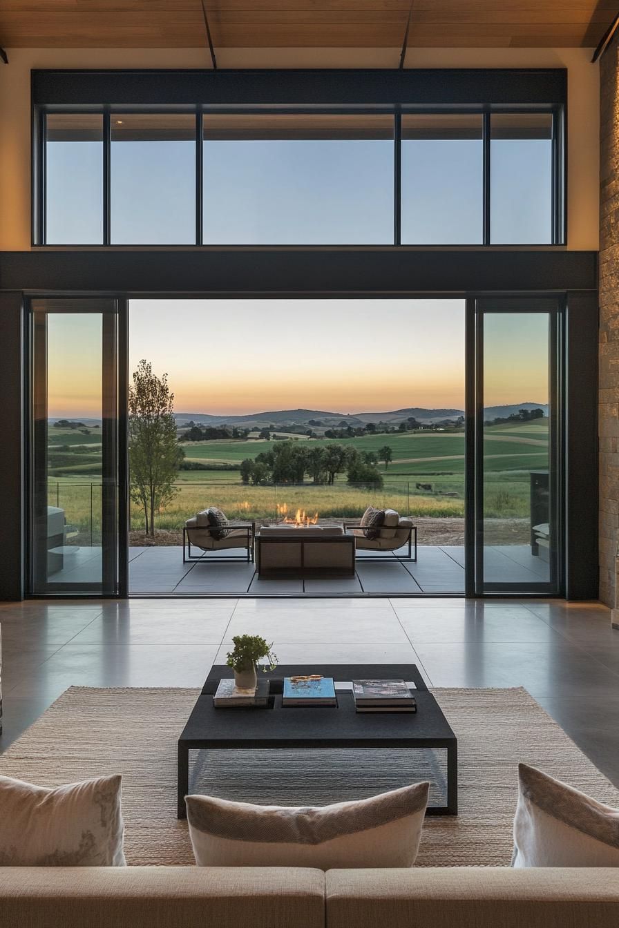 Entryway Into a Pastoral Ranch Setting