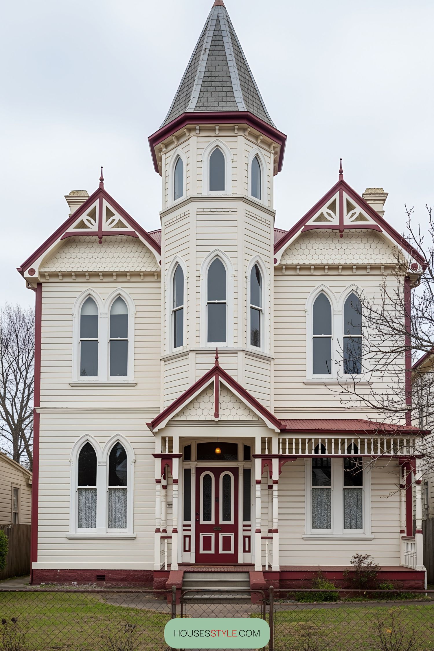 A Storybook Victorian Facade
