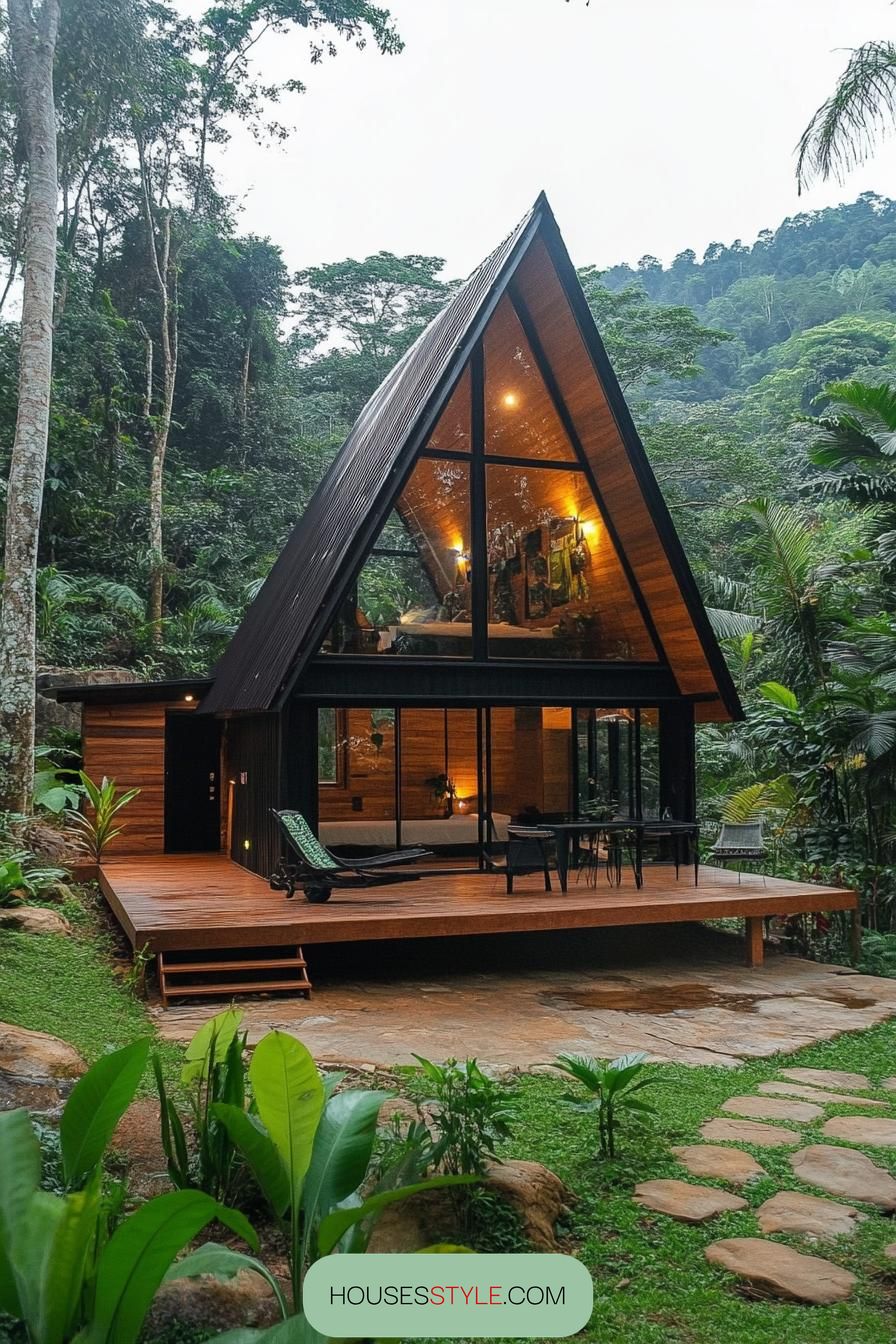 Log Cabin With Wraparound Porch - photo 4