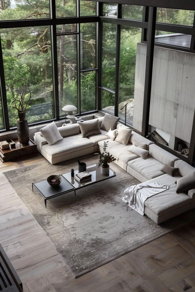 Soft Grey Living Room Rugs