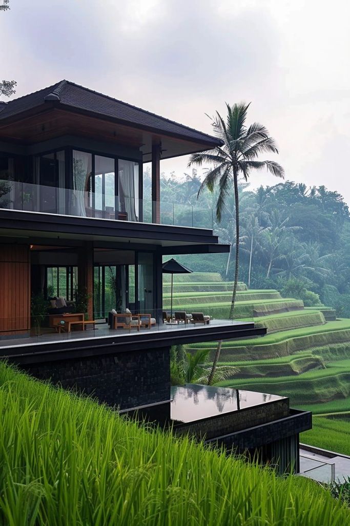 Dramatic Cantilevered Terraces