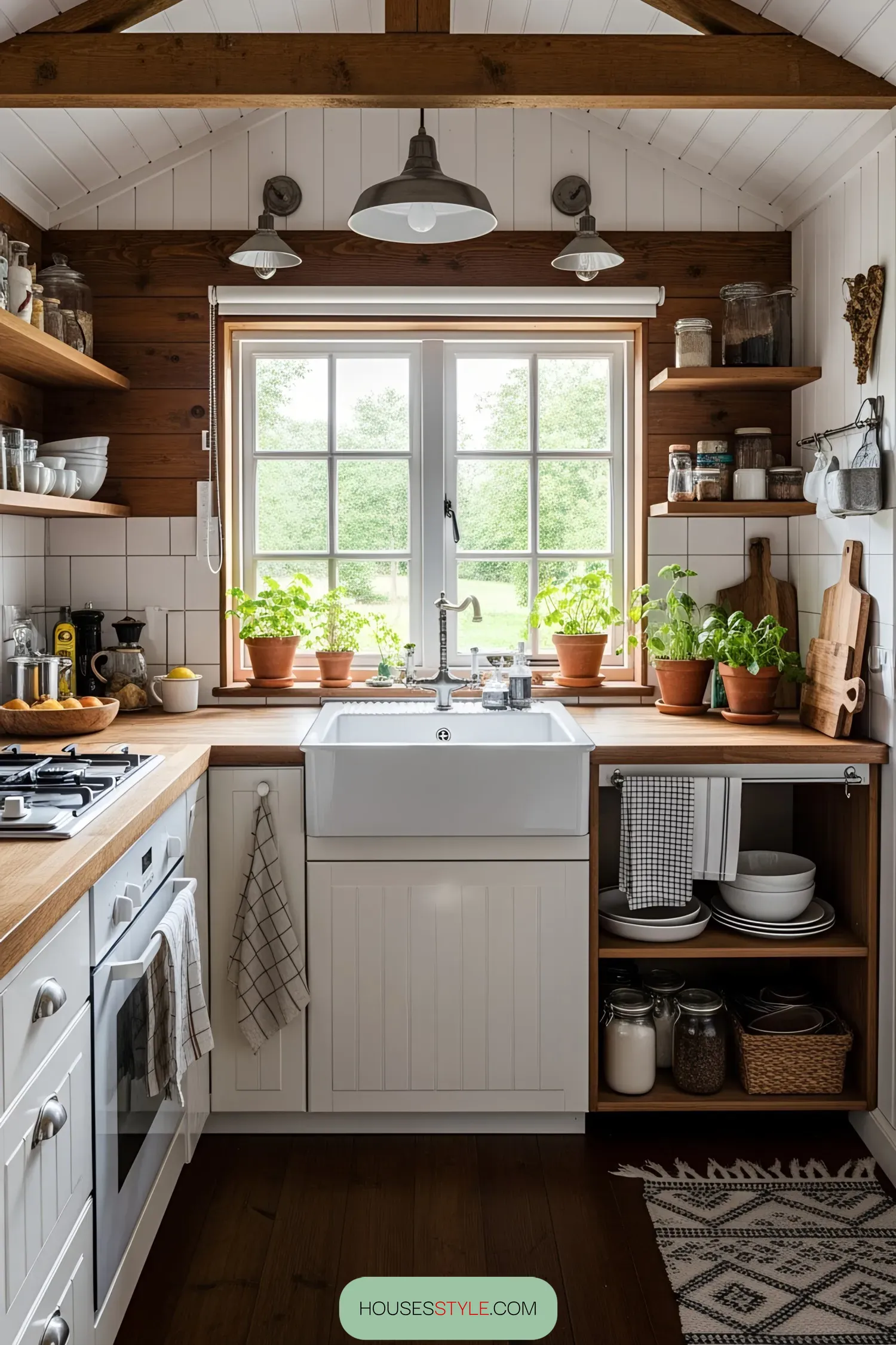 A Small Kitchen Built for Teens