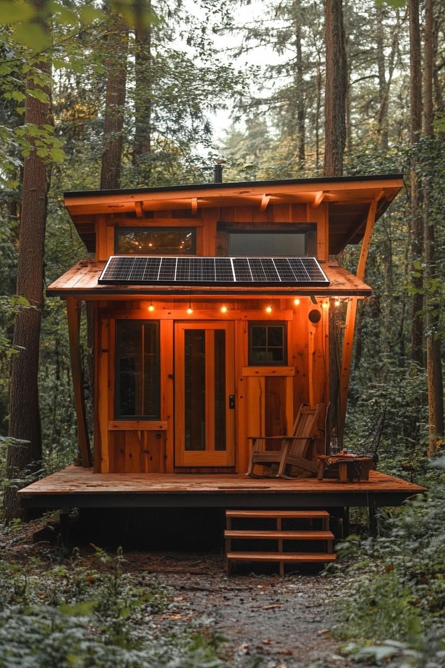 Compact Eco-friendly Cabins With Solar Power - photo 3