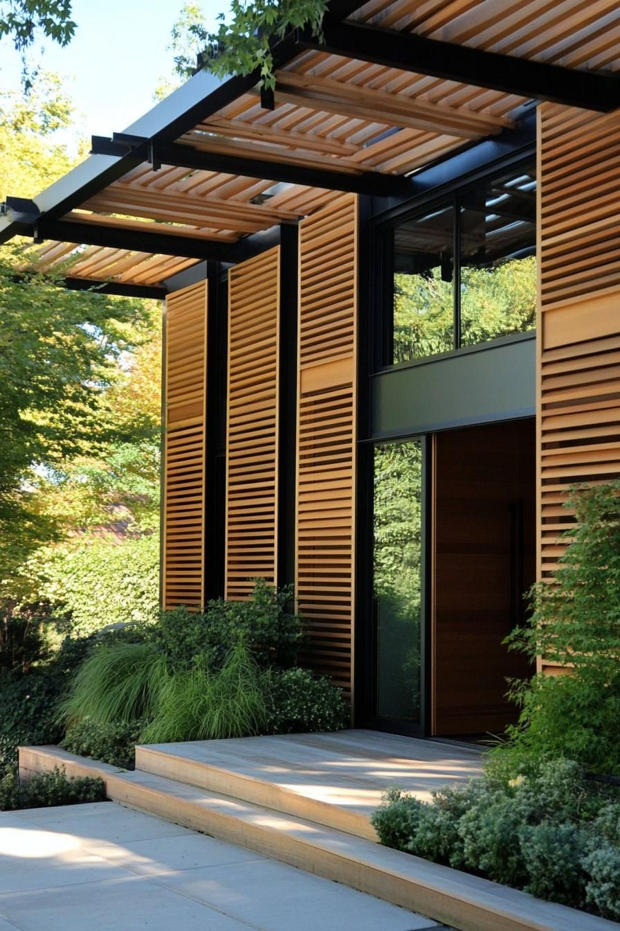 Mixing Horizontal and Vertical Timber for a Minimalist Look - photo 3