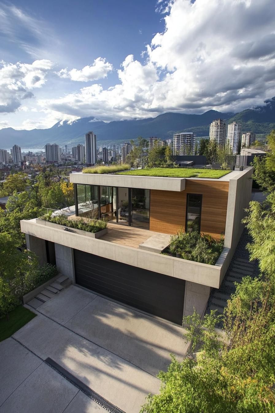 Rooftop Garden Above the Garage