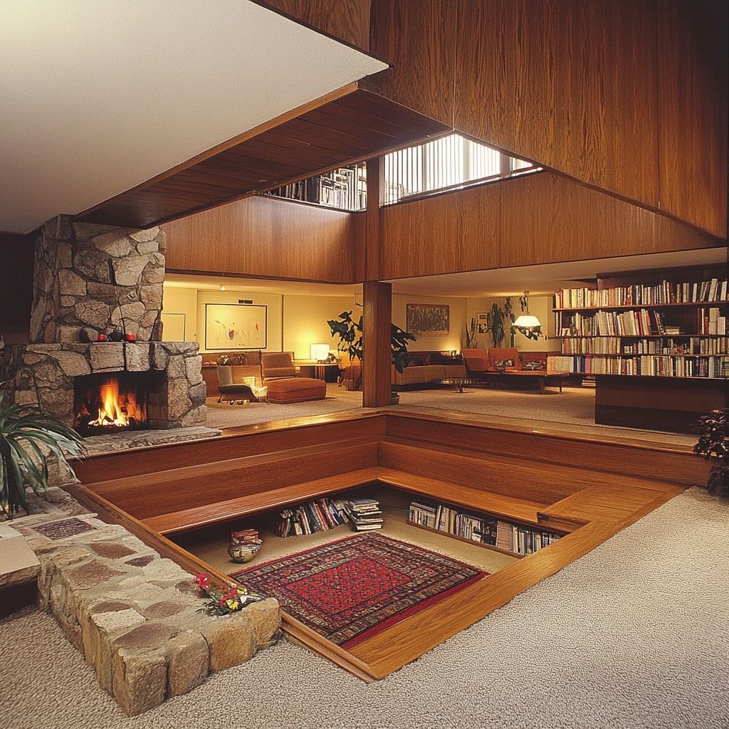 Sunken Living Rooms for Extra Coziness - photo 3