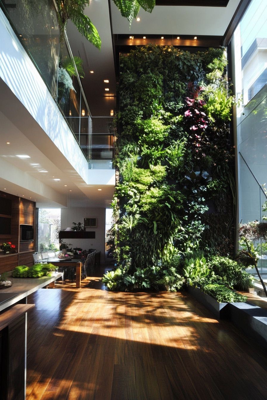 Vertical Garden Atrium Ideas