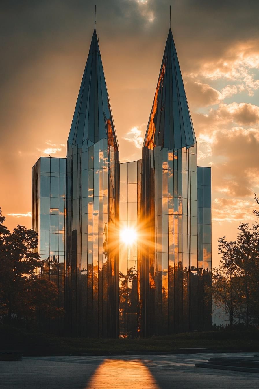Futuristic Metallic Keep Design - photo 2