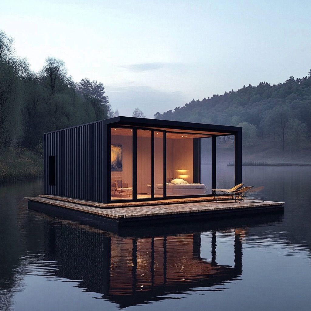Floating Shipping Container Home - photo 3