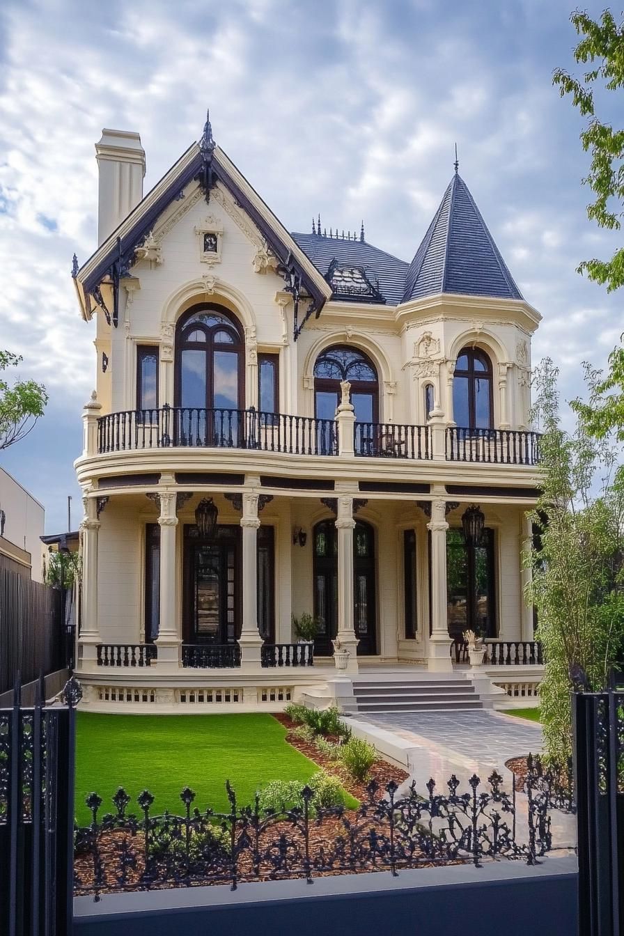 Victorian House With Burgundy Interiors and Antiques - photo 2