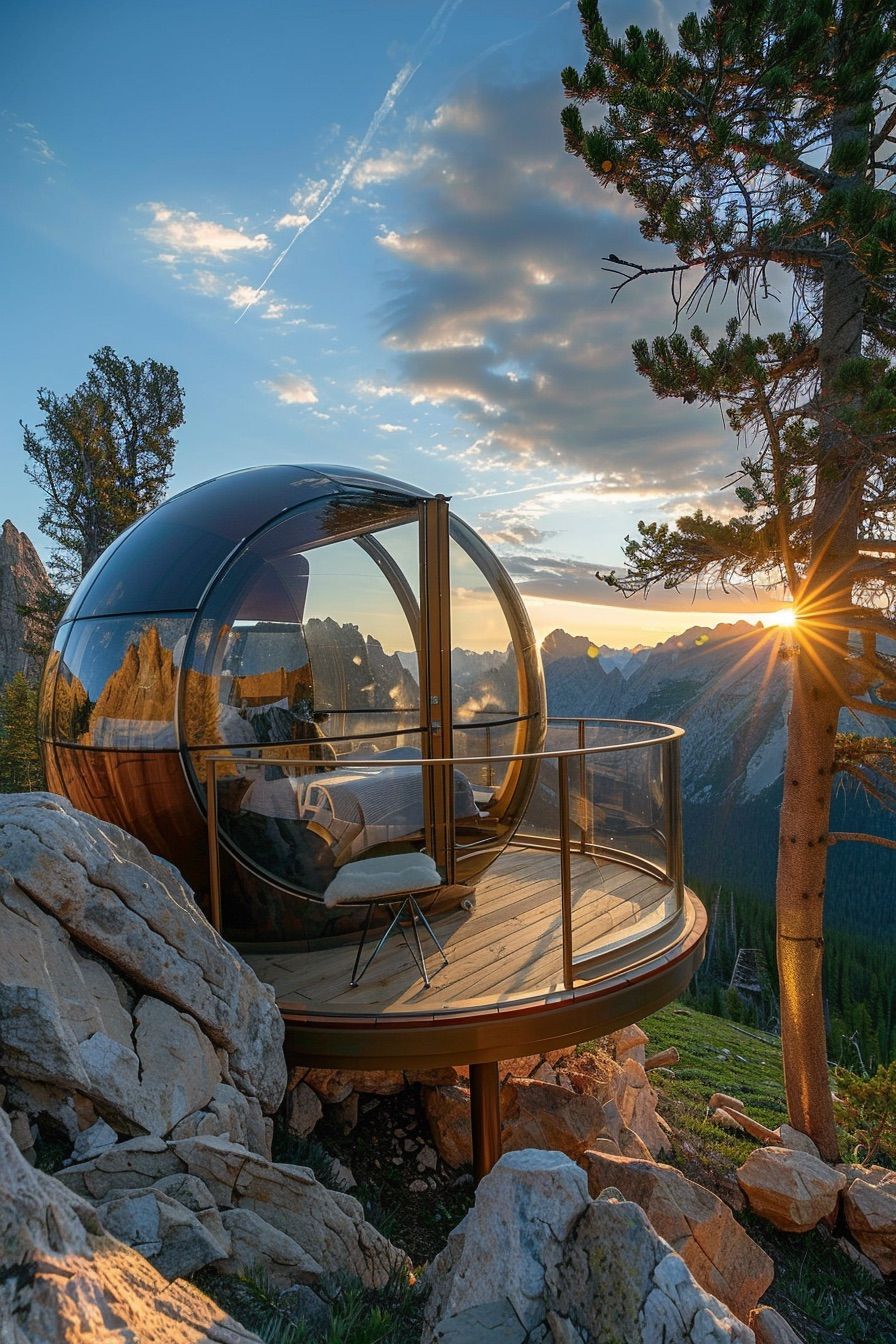 Suspended Glass Sphere Retreat - photo 4