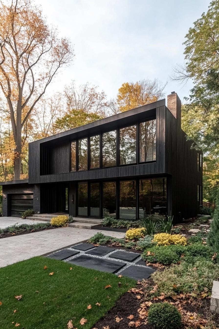 Black Concrete With Geometric Designs - photo 4