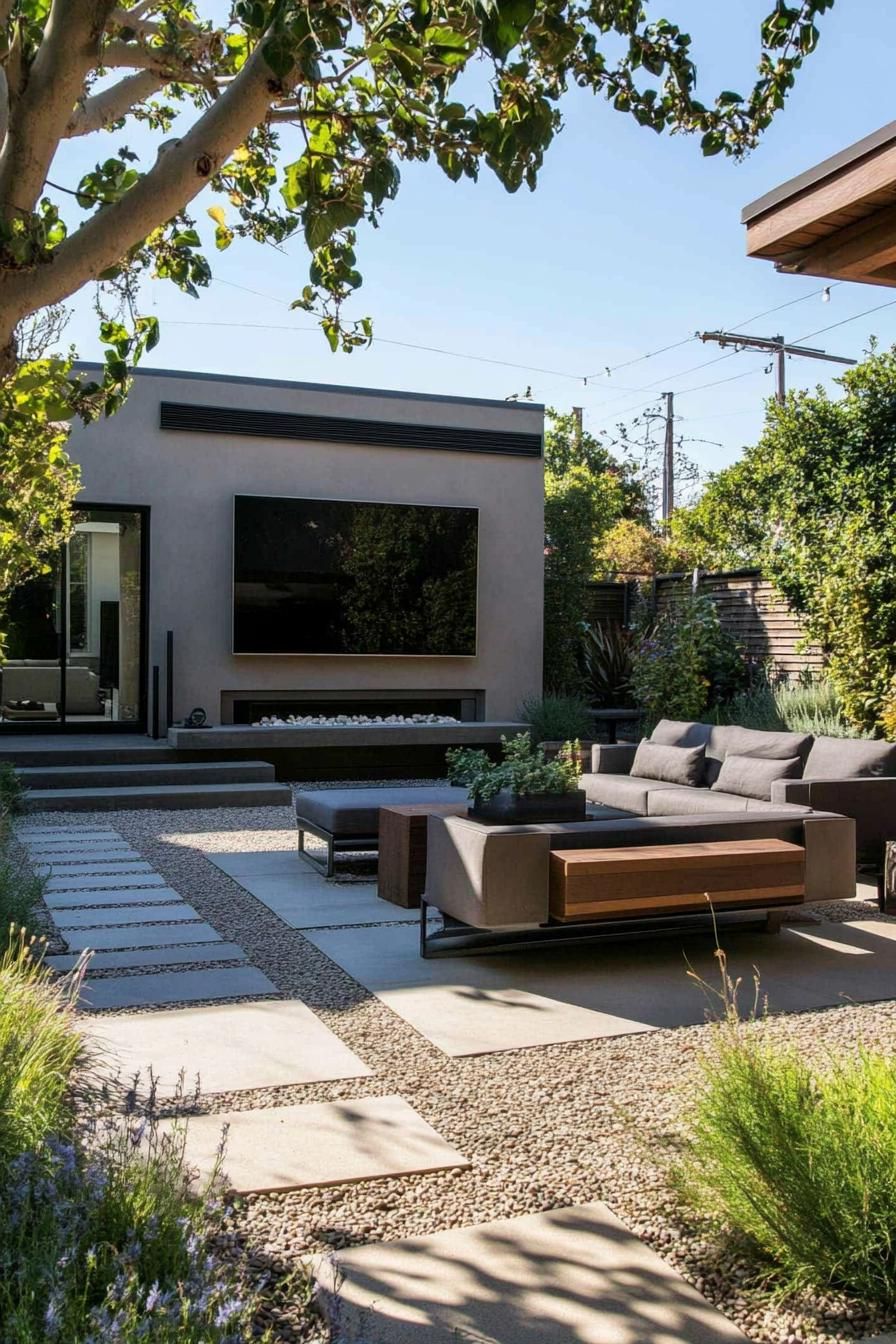 Outdoor Movie Theater Setup