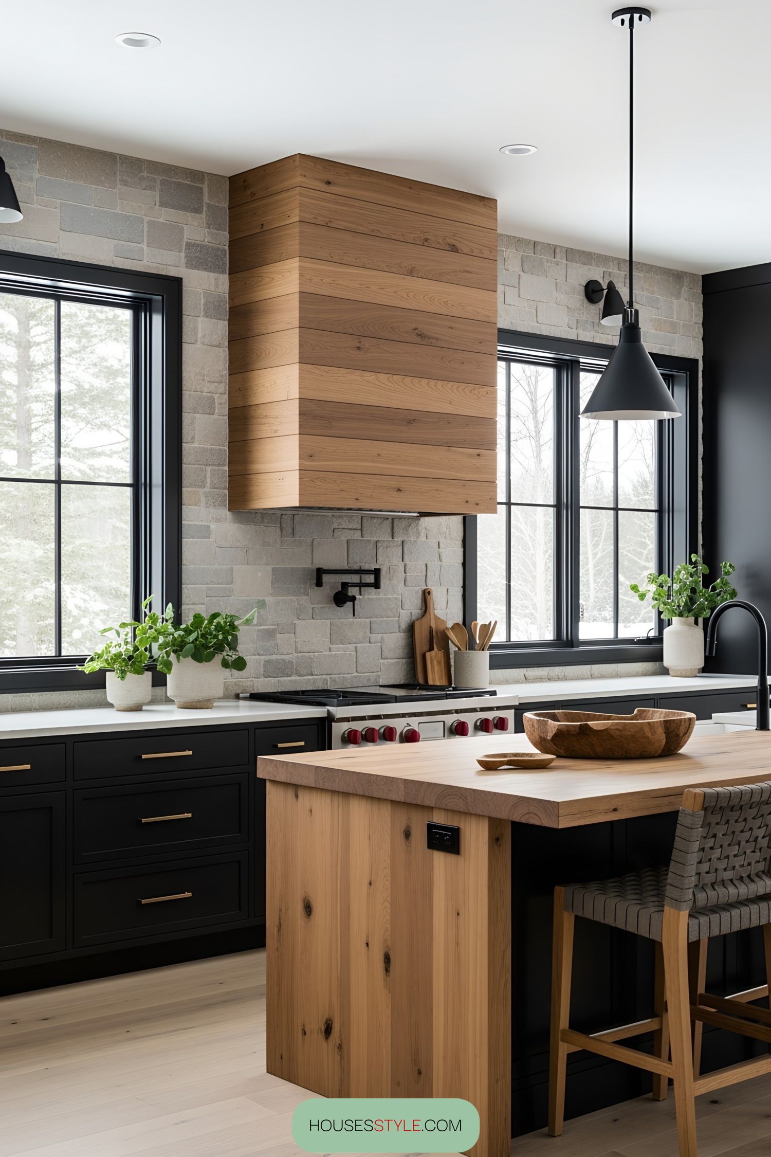 Rustic Meets Modern Kitchen Style