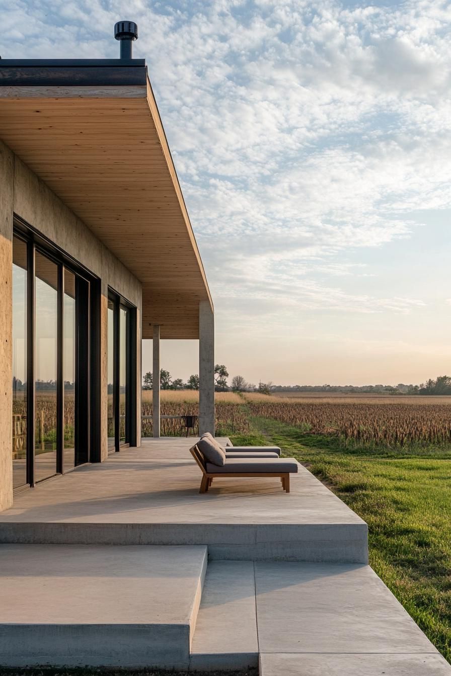 Sunrise Views From a Modern Ranch