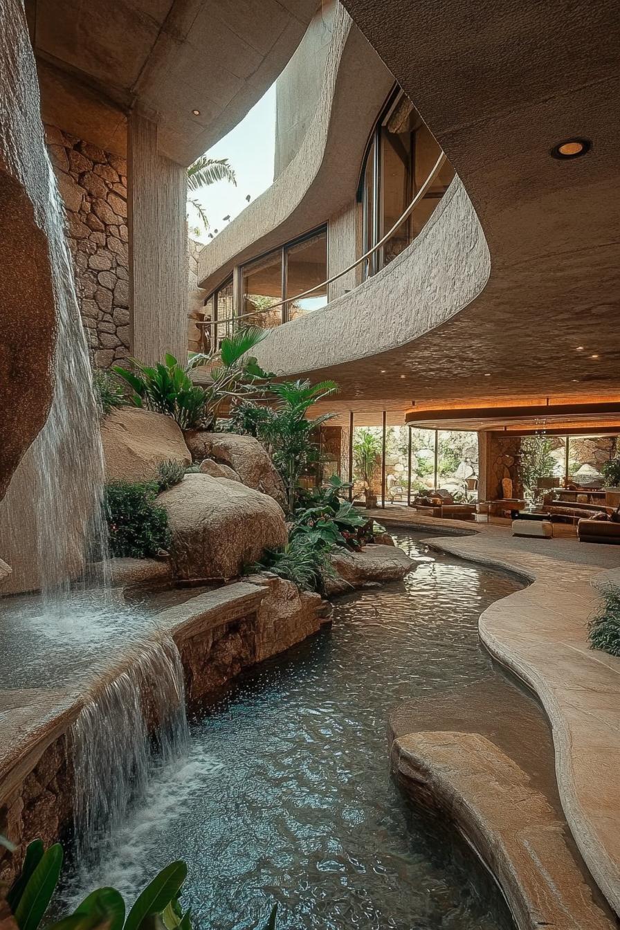 Desert Oasis Mansion With Indoor Waterfalls - photo 3