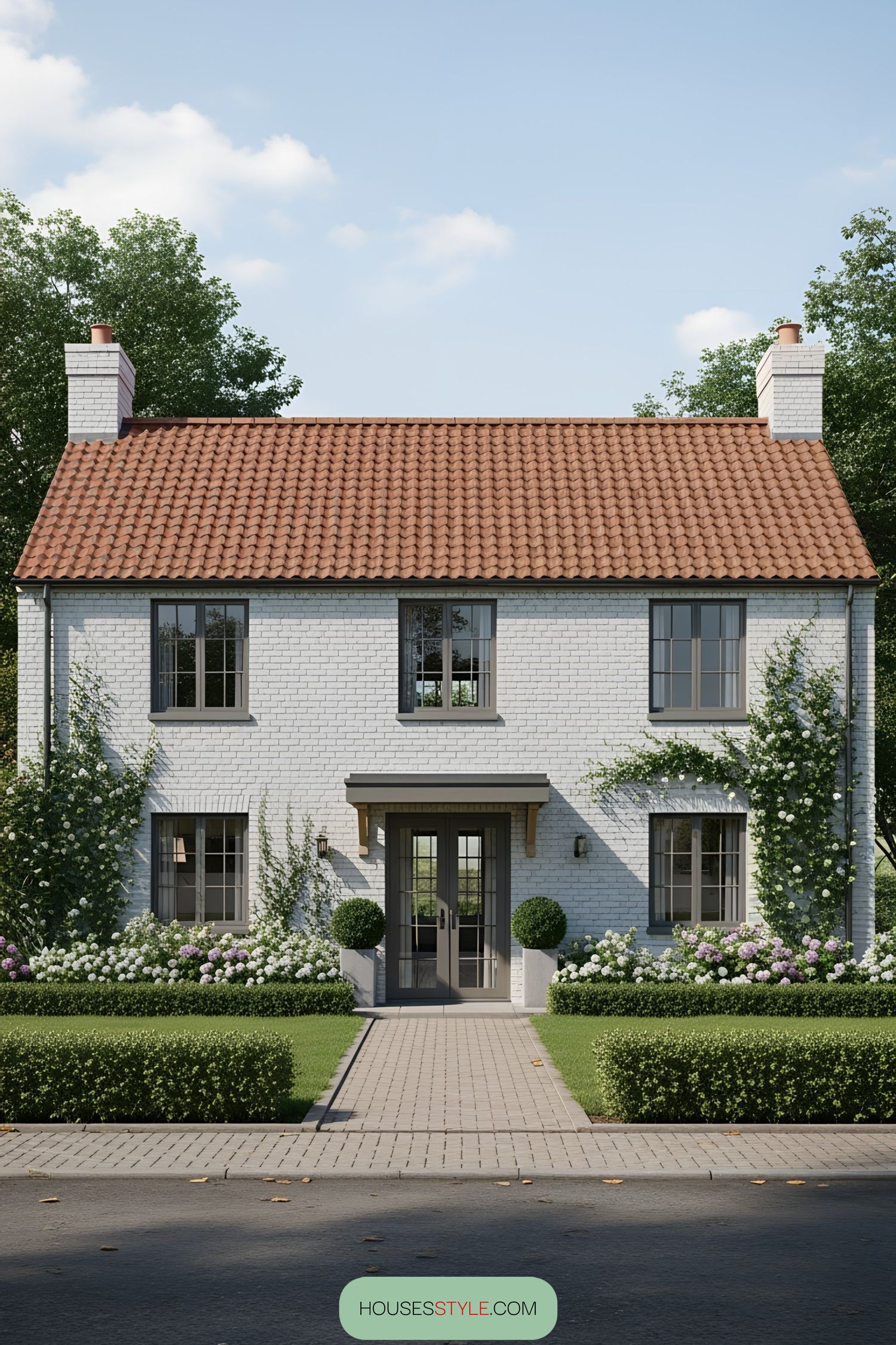 1. Vine-Covered Cottage Tucked in Greenery