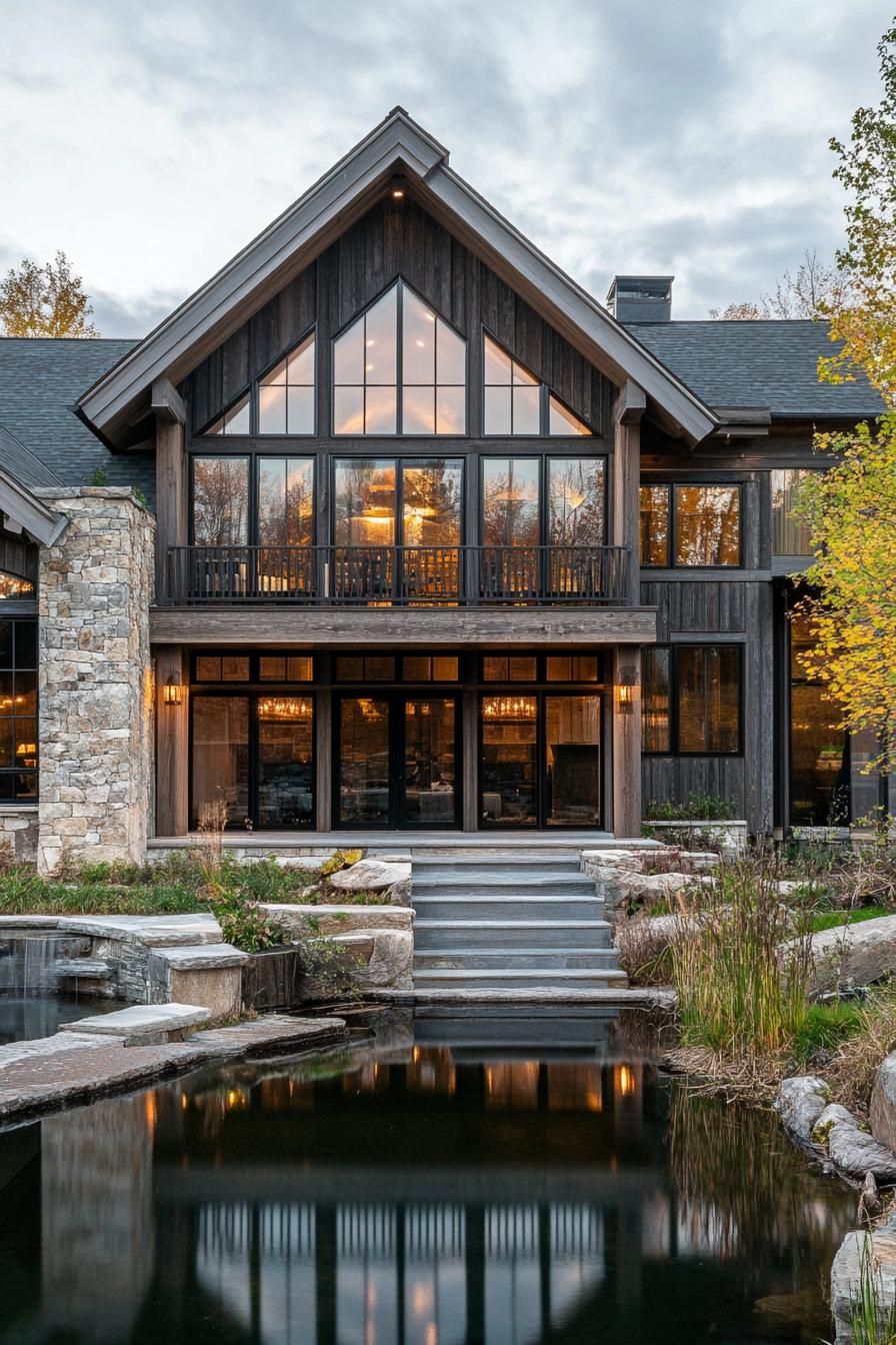 Weathered Wood Exteriors With Stone Details - photo 2