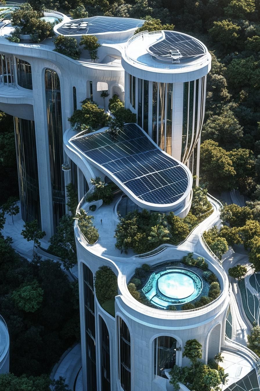 Solar-Powered Glass Tower Mansions - photo 4