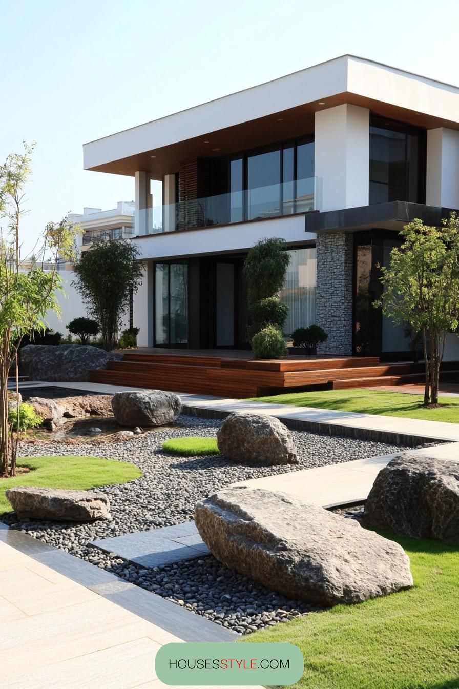Zen Garden with Minimalist Style - photo 3