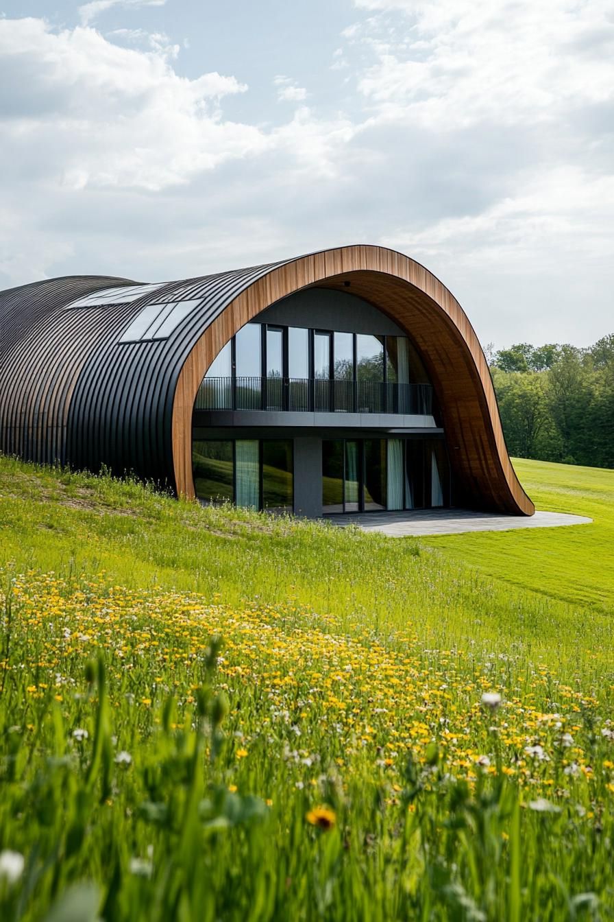 Going Bold With a Curved Metal Roof - photo 3