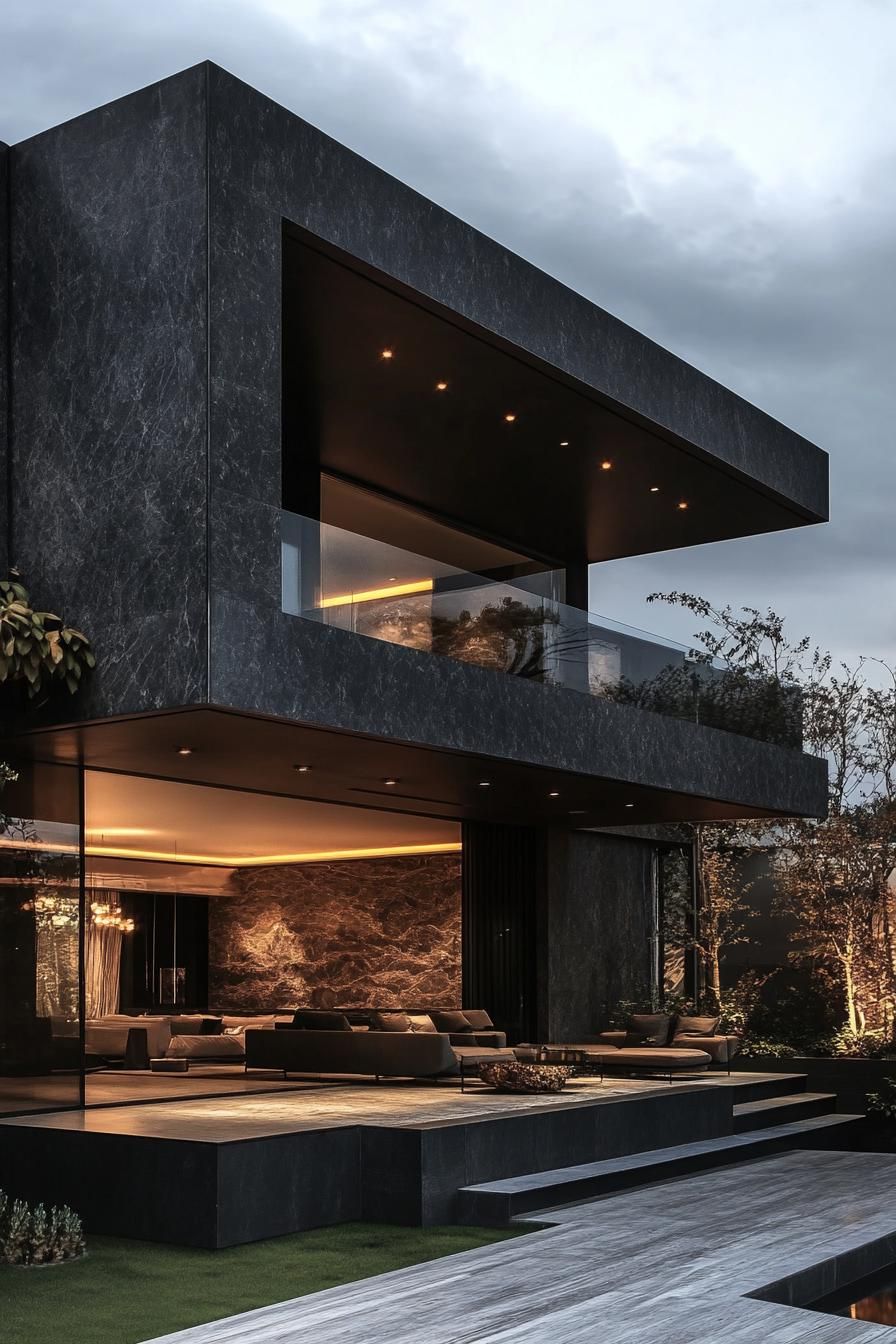 Minimalist Home With Obsidian Finishes - photo 4