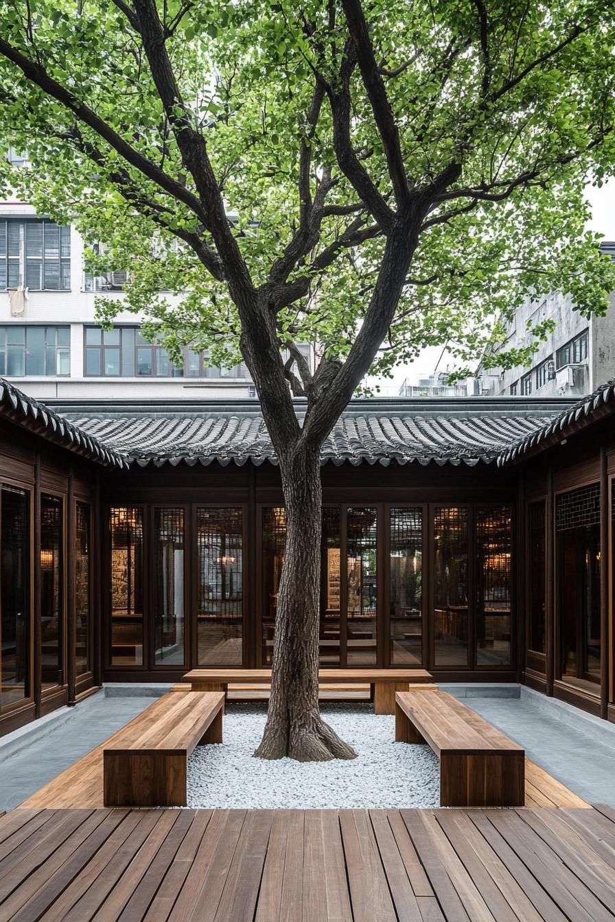 Water-Filled Zen Garden Courtyards - photo 2