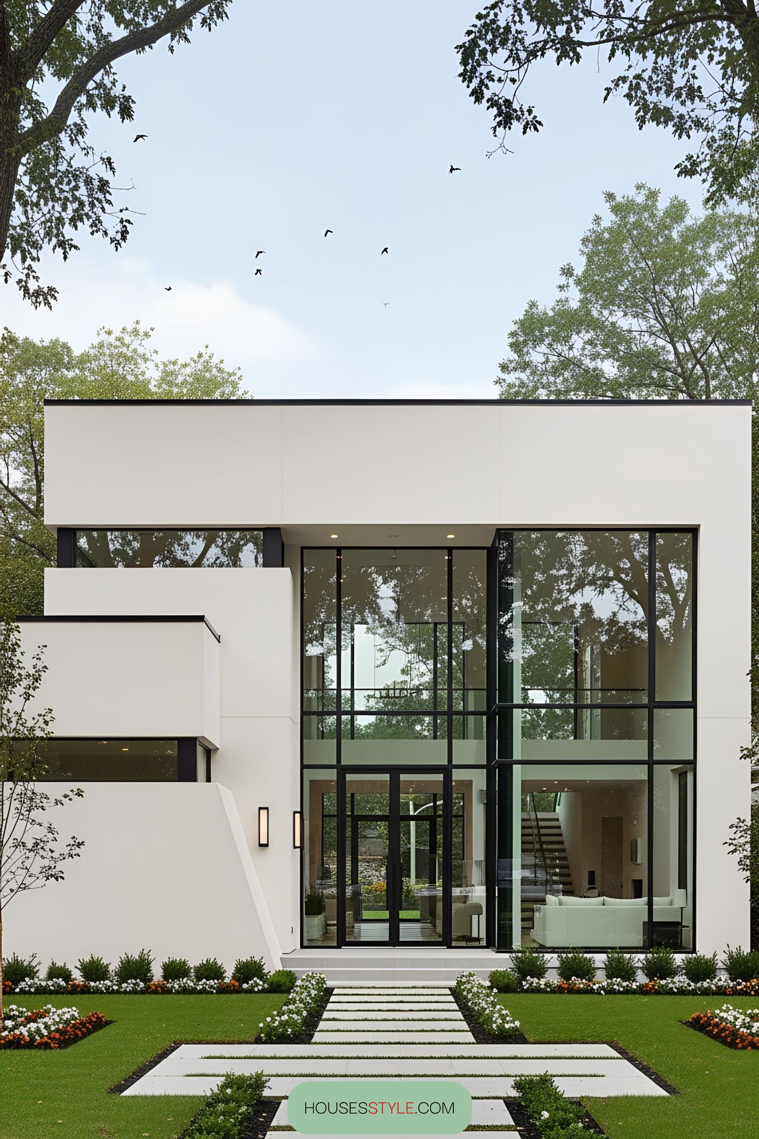 Sleek Serenity Set Within Nature