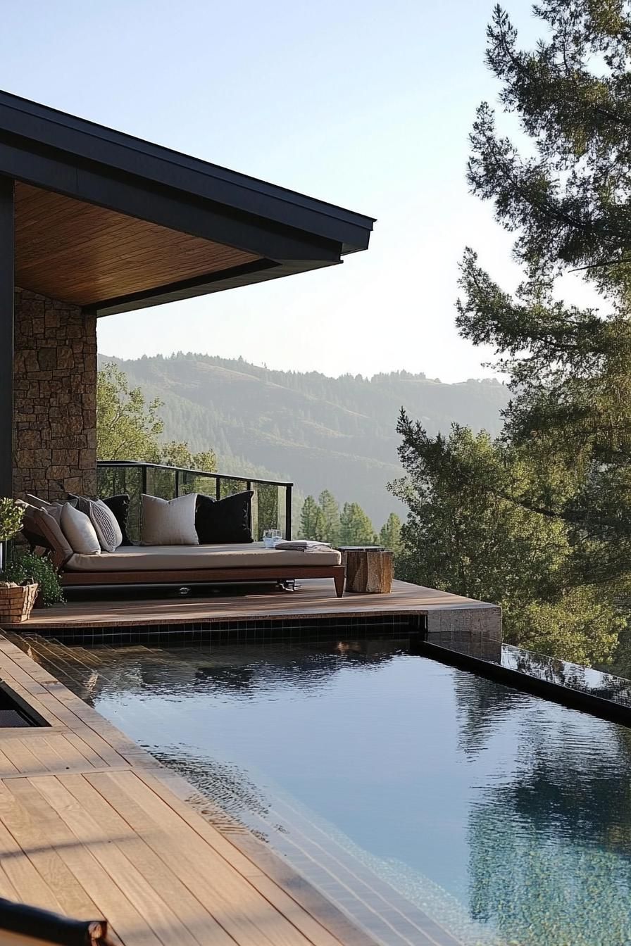 Infinity-Edge Pools on Balconies