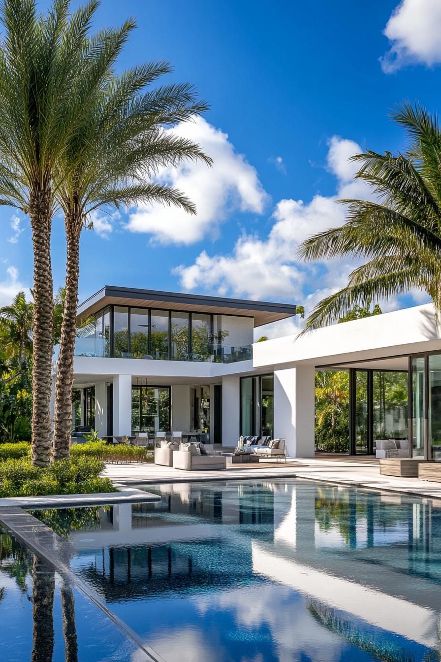 L-Shaped Pool That Wraps the House - photo 3