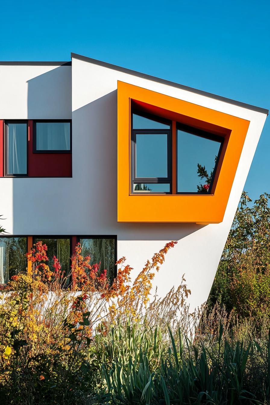 Bold Colors and Asymmetrical Window Designs - photo 3