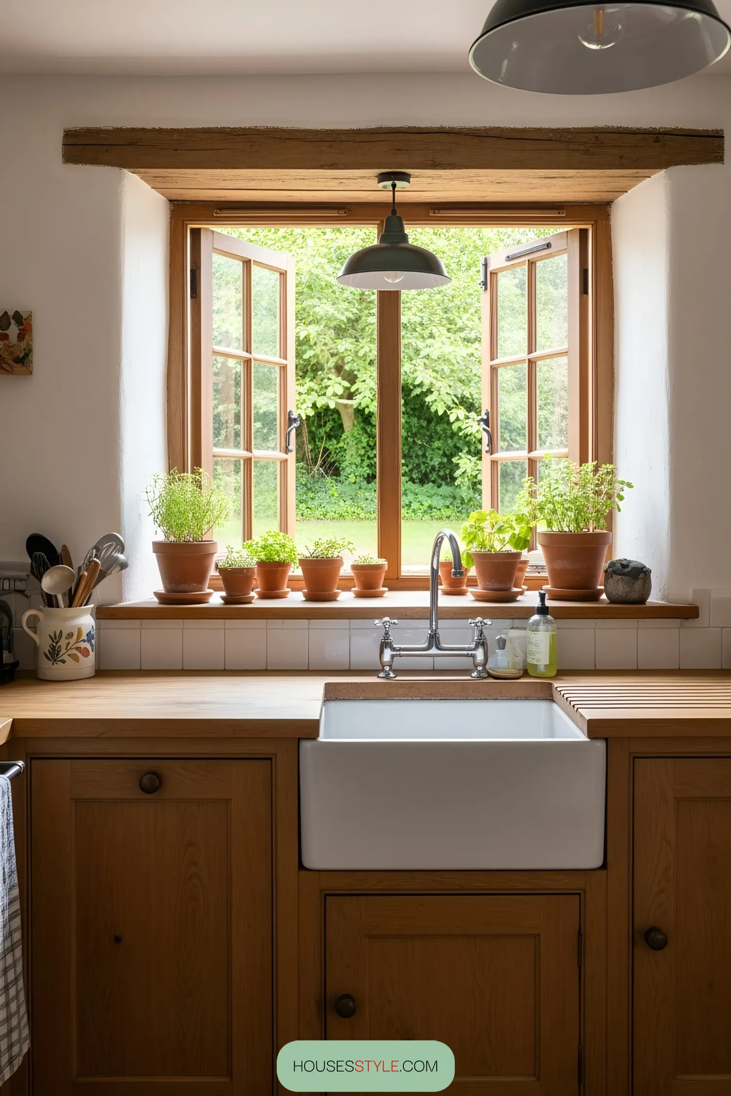 A Basin and Basil Corner Worth Copying