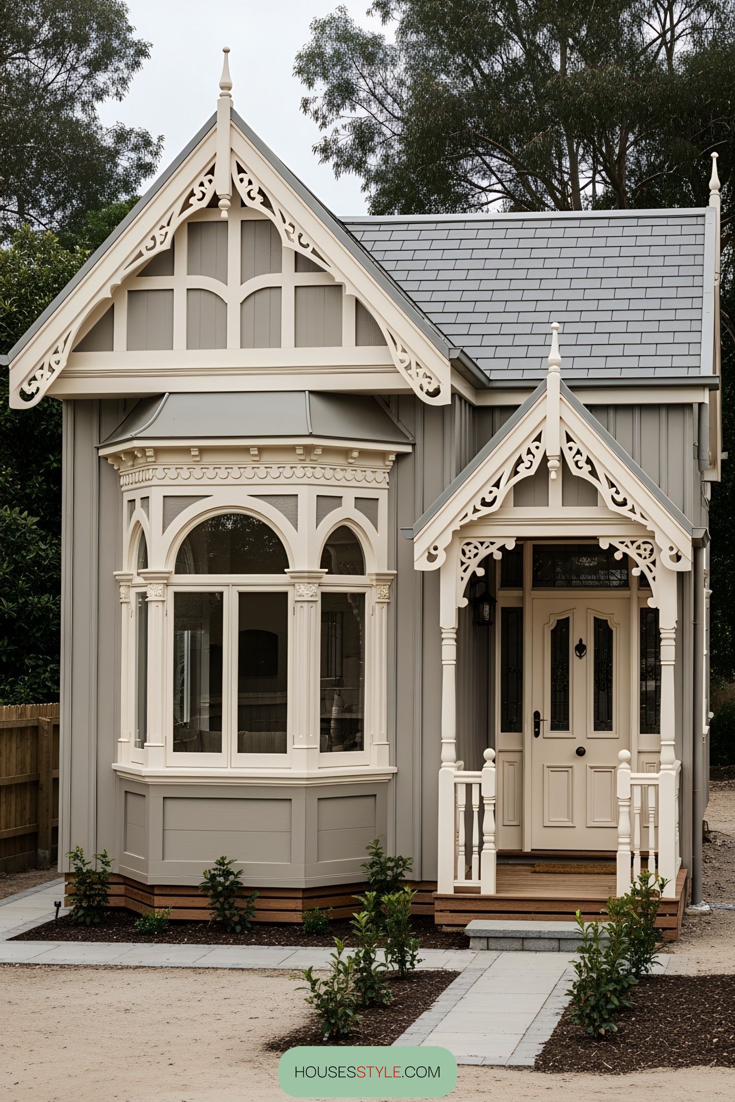 A Gingerbread-Style Victorian Wonderland