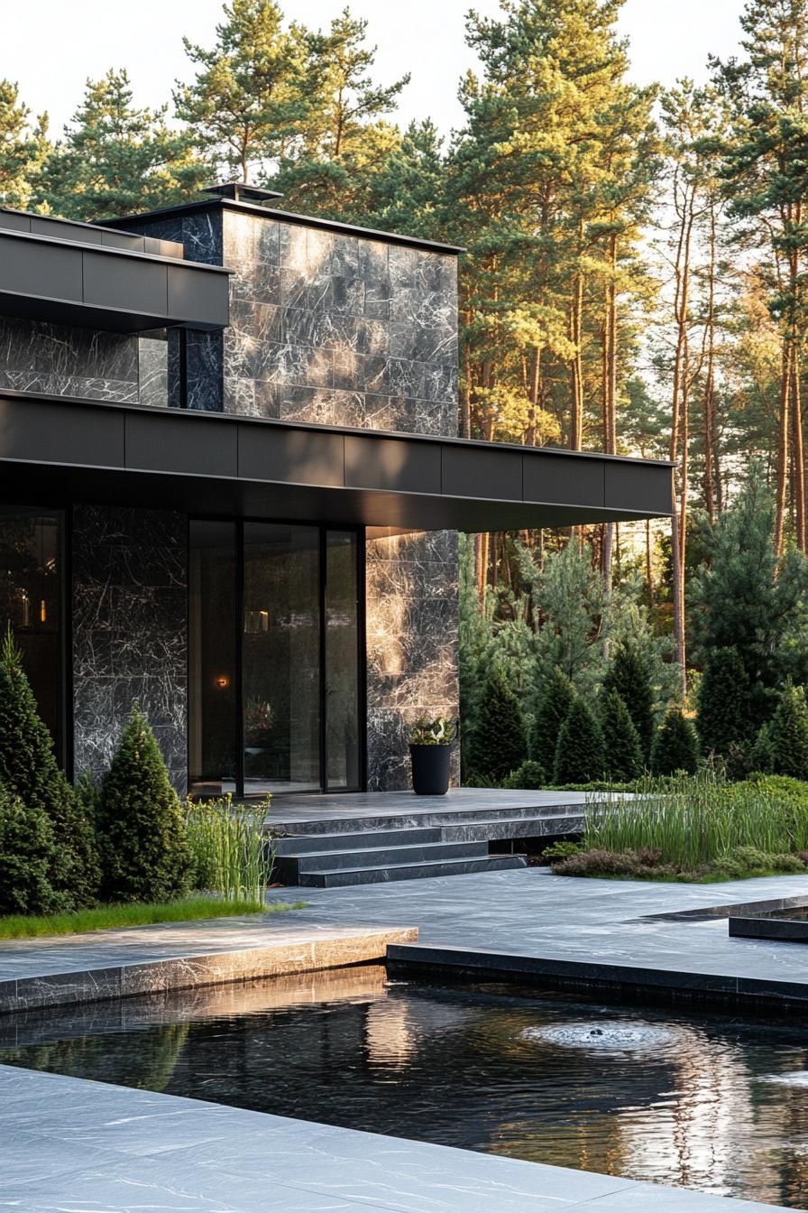 Woodland Home With Modern Design