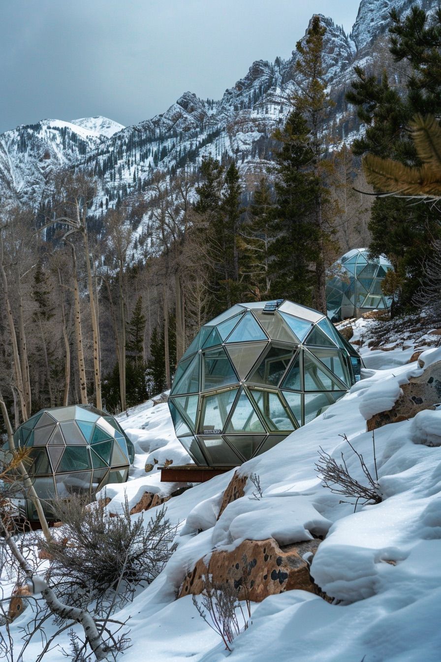 Connected Glass Pod Cabins