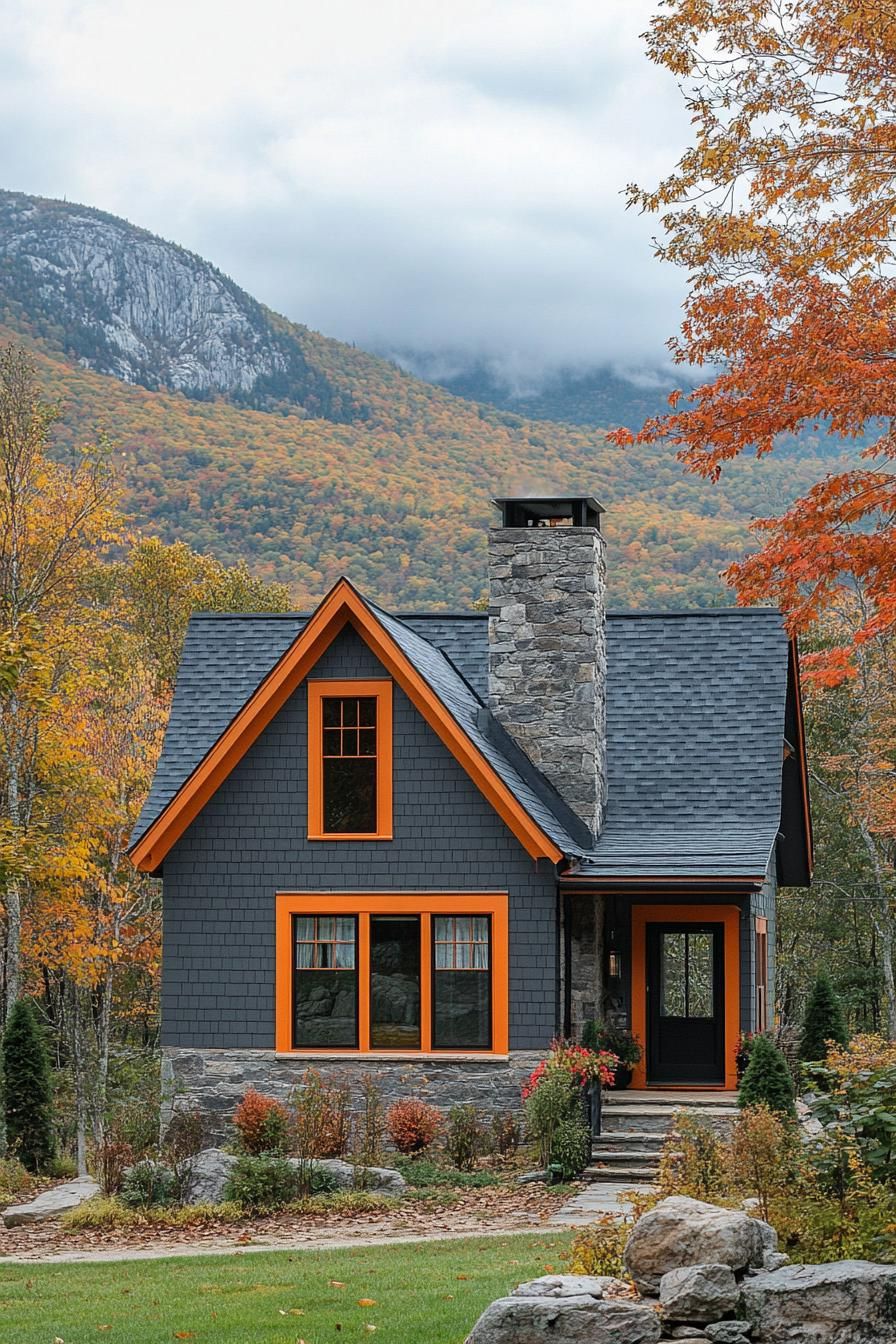 An Ember-Toned Mountain Home in Autumn