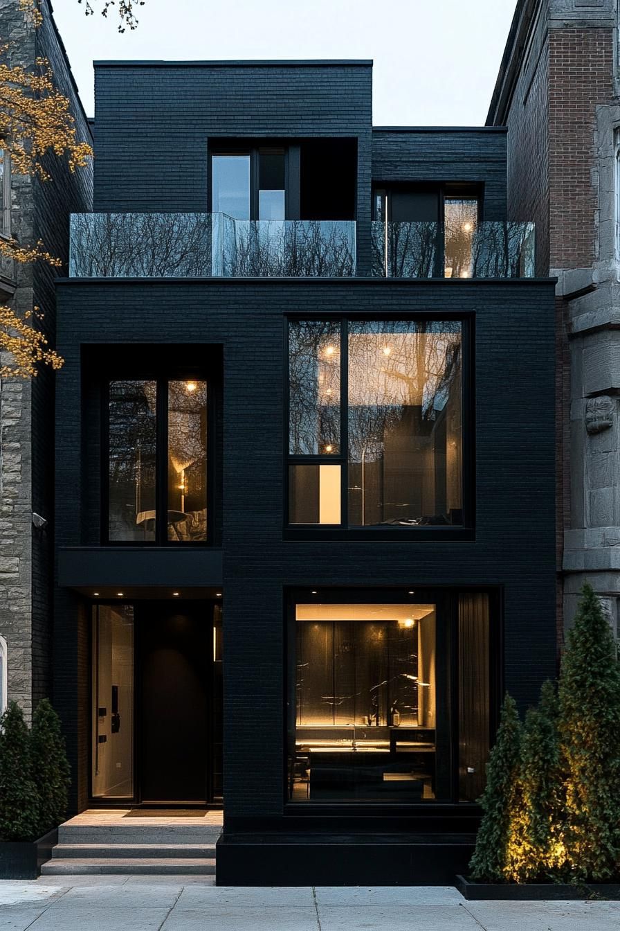 Darkened Glass Walls With Built-In Lighting - photo 4