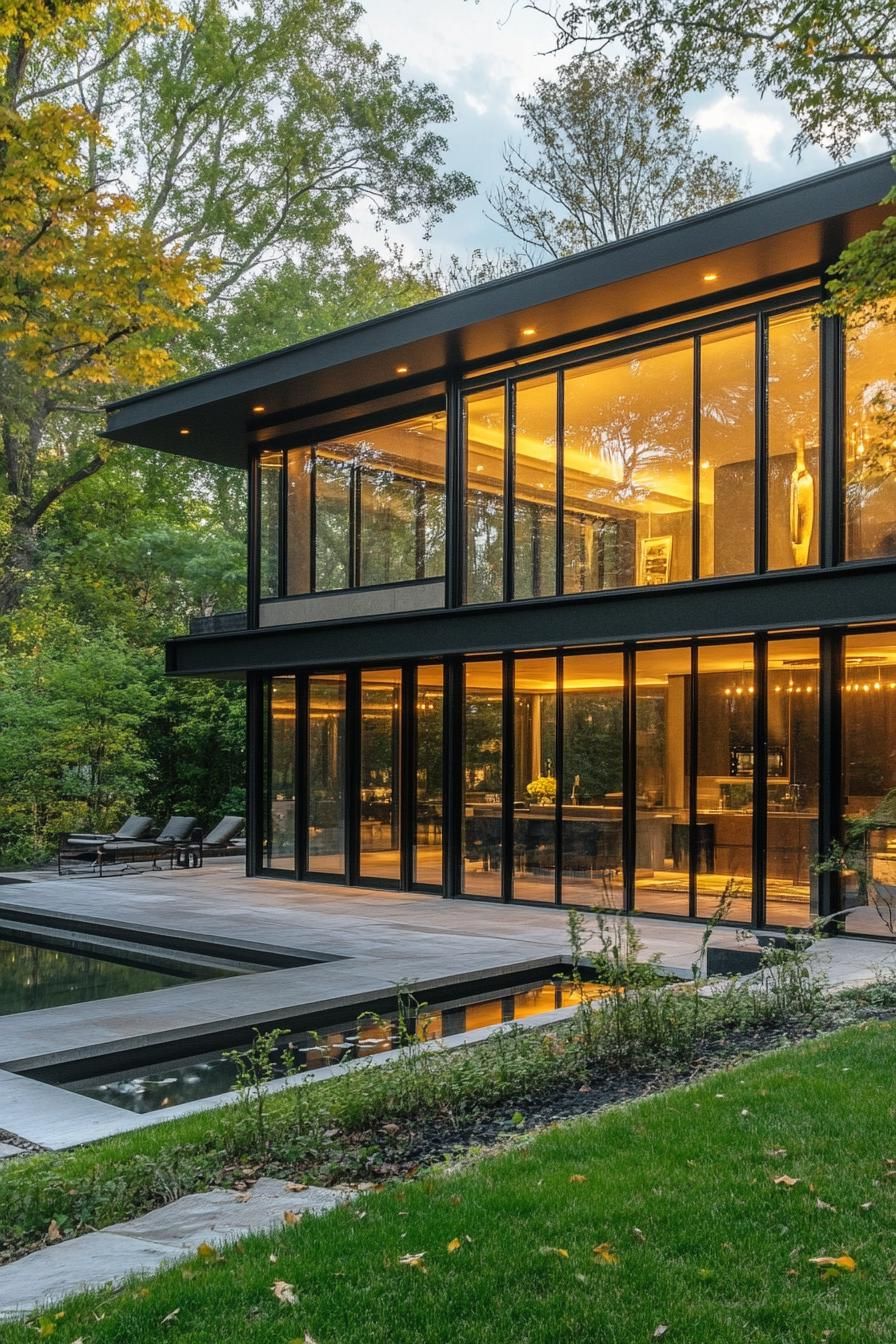 Glass Villa With Charcoal Interiors - photo 2