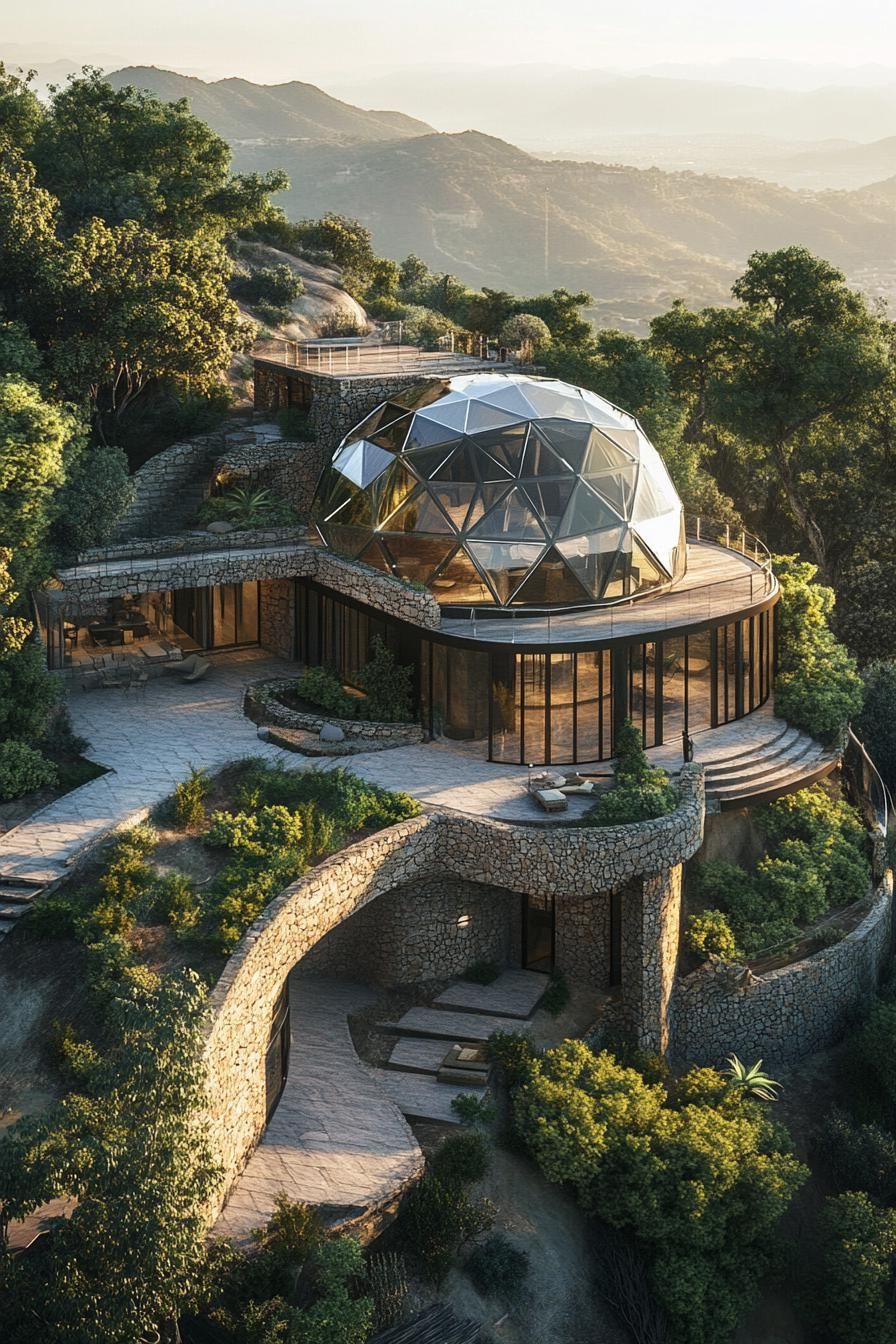 Hilltop Mansion With Rotating 360-Degree Rooms