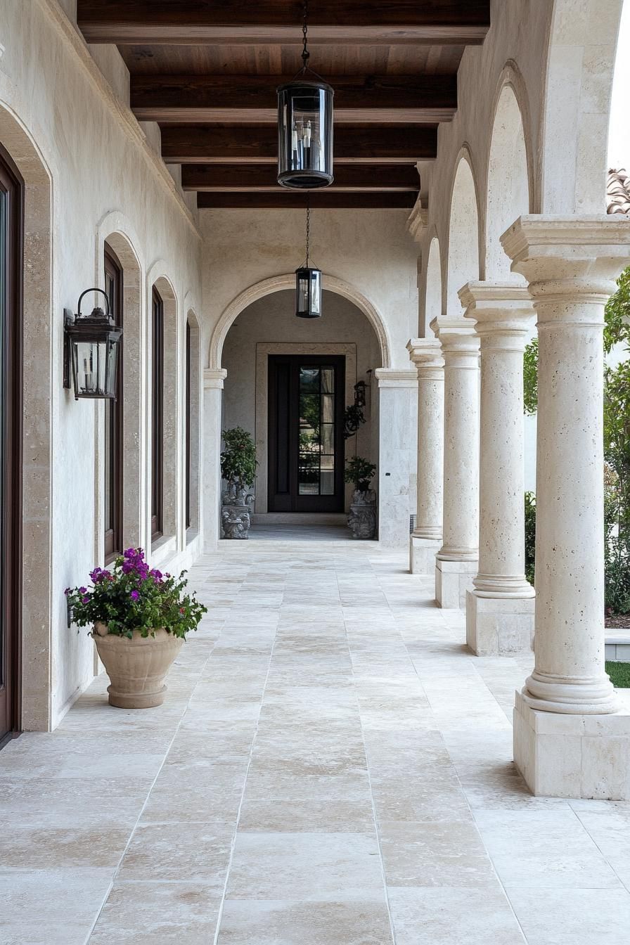 Refined Arch Details on a Mansion