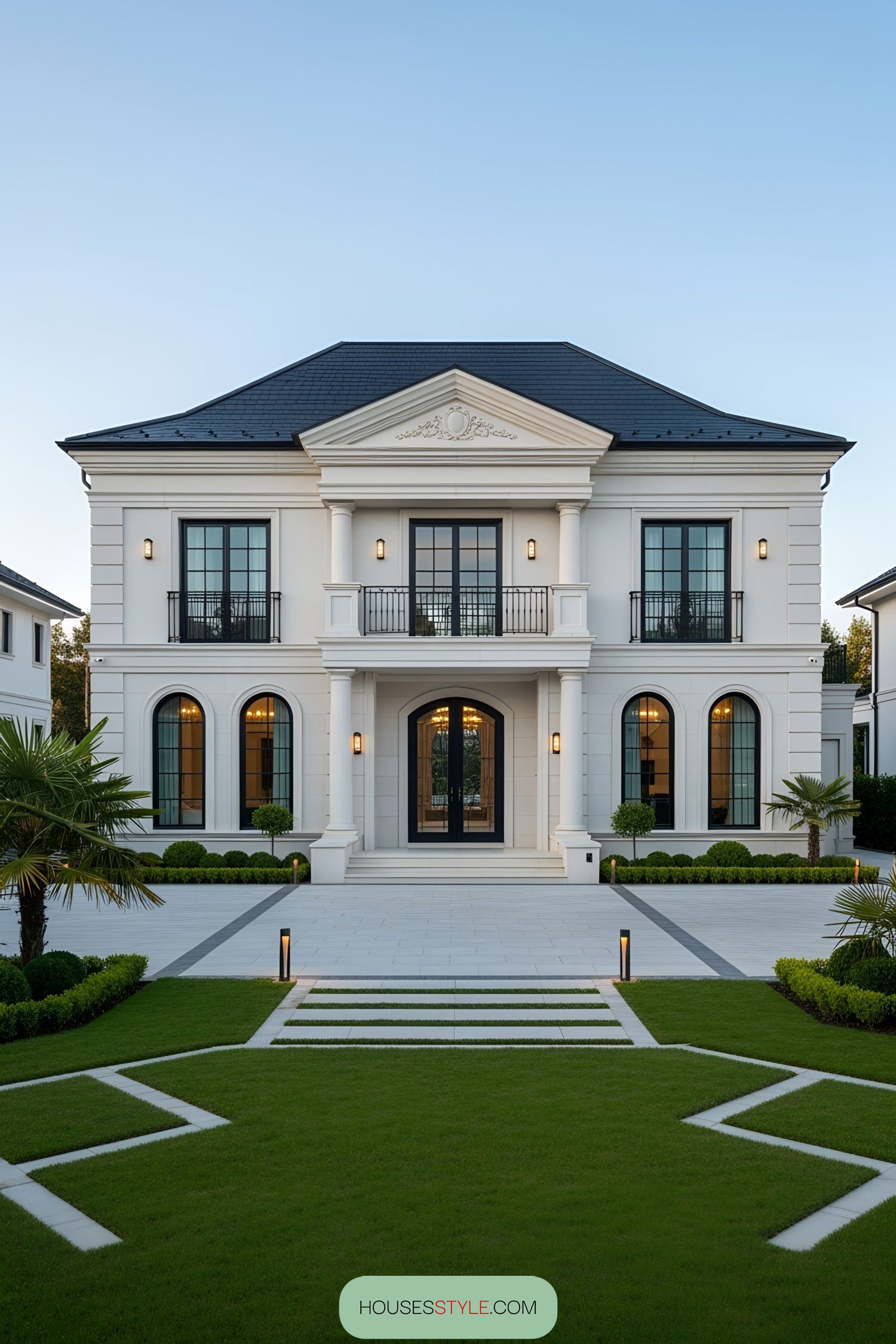 An Ivory Mansion of Quiet Grandeur