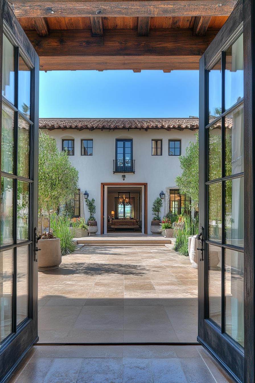 French Doors Leading to the Garden