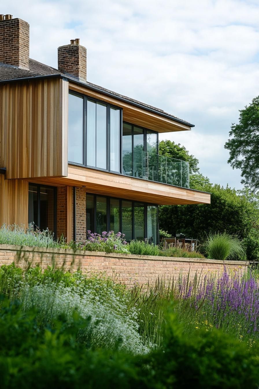 Blending Cedar Shiplap With Brick