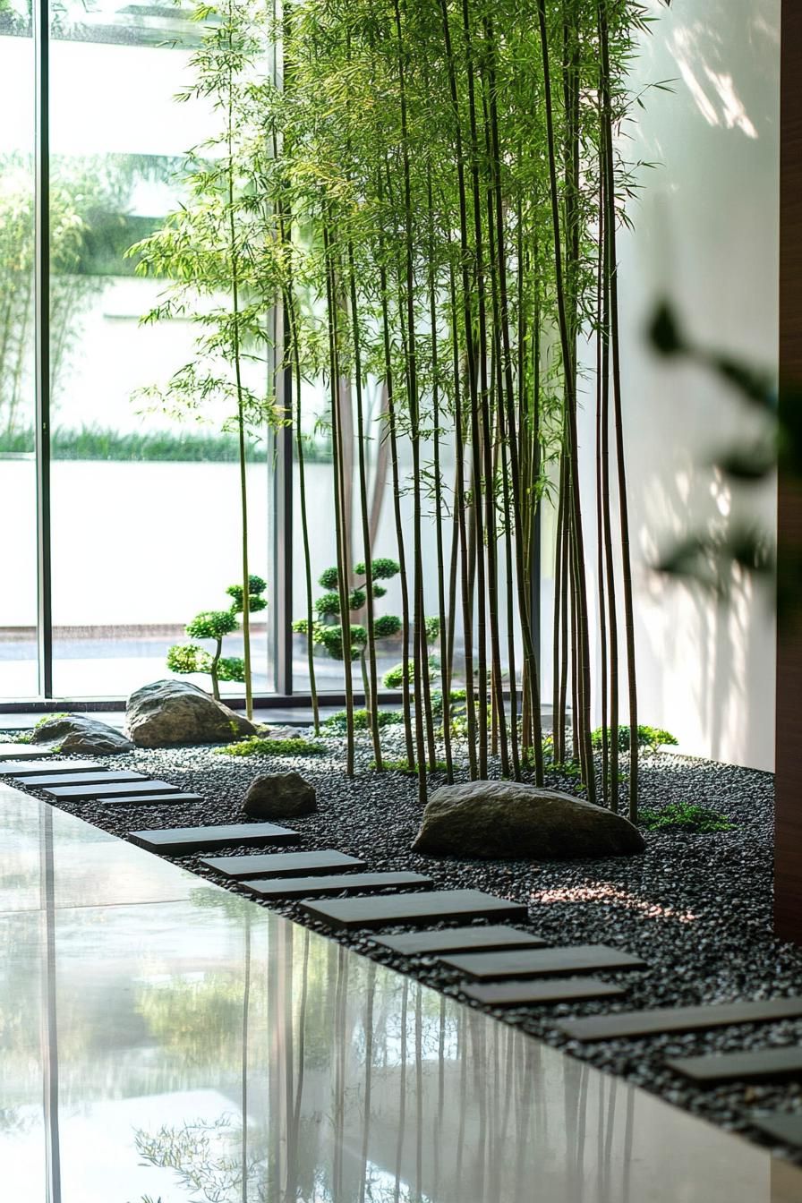 Rock and Bamboo Accents in Zen Gardens - photo 4