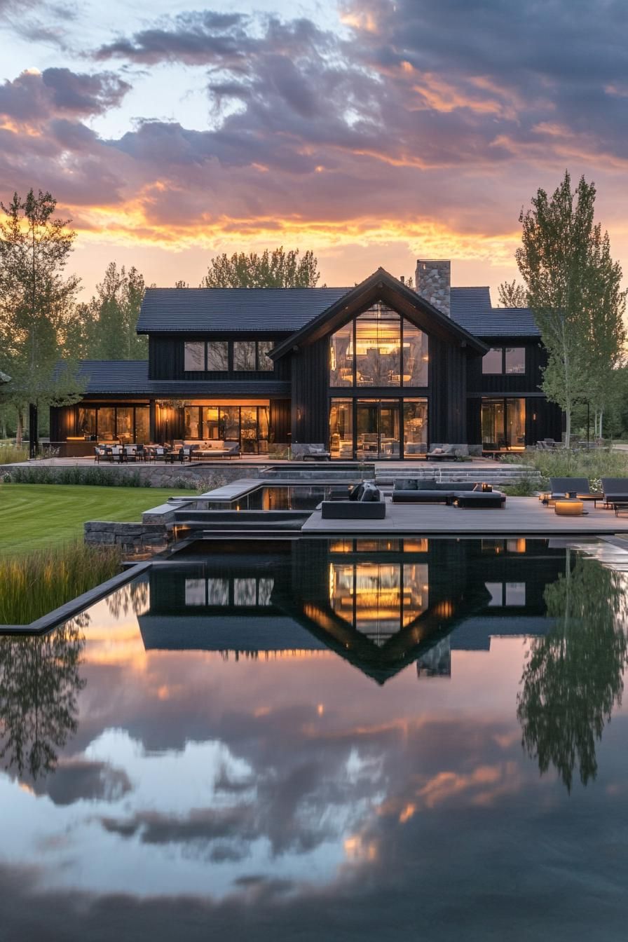 Waterfront Home With Modern Style