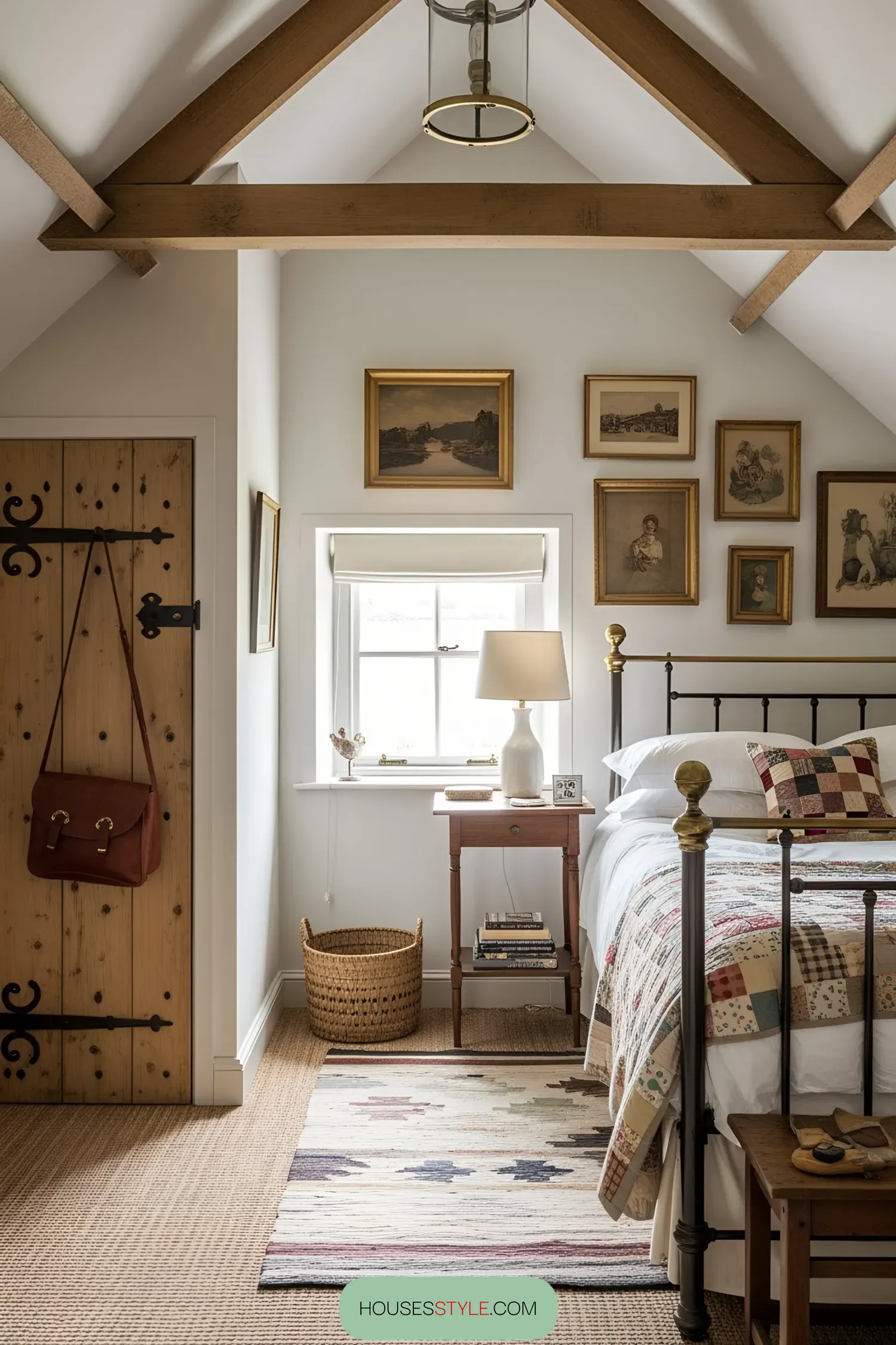 Quilts and Quirky Touches in a Cottage Nook