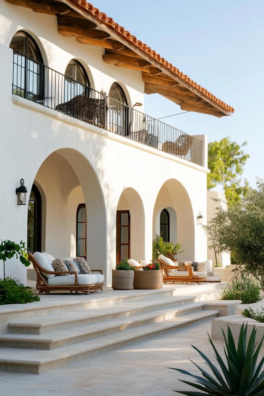 A Mansion With Majestic Archways
