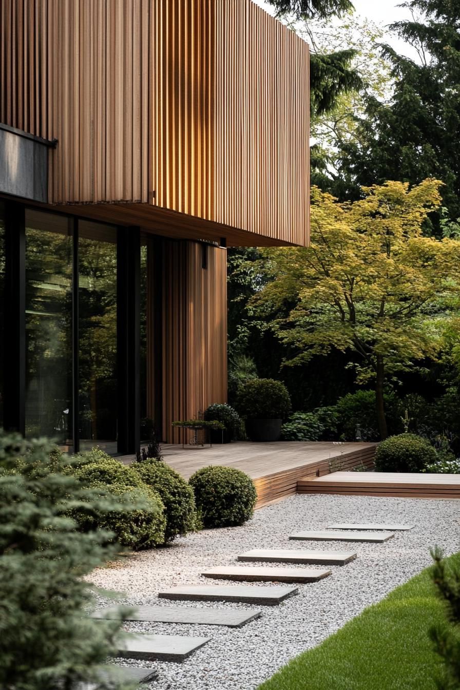 Wooden Slat Facade for a Minimalist Look - photo 4