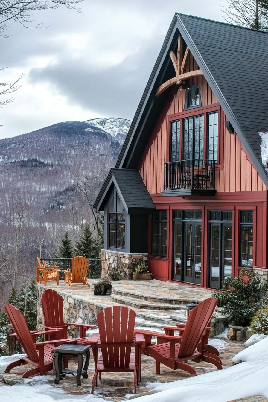 A Colorful and Cozy Crag Chalet