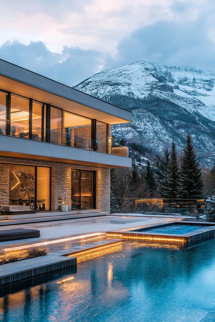 Multi-Level Pool With a Built-In Hot Tub - photo 4